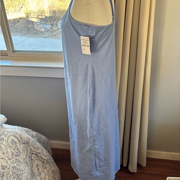 Second date look- Open Edit midi stretch blue hydrangea dress - NWT size XL - Picture 11 of 14